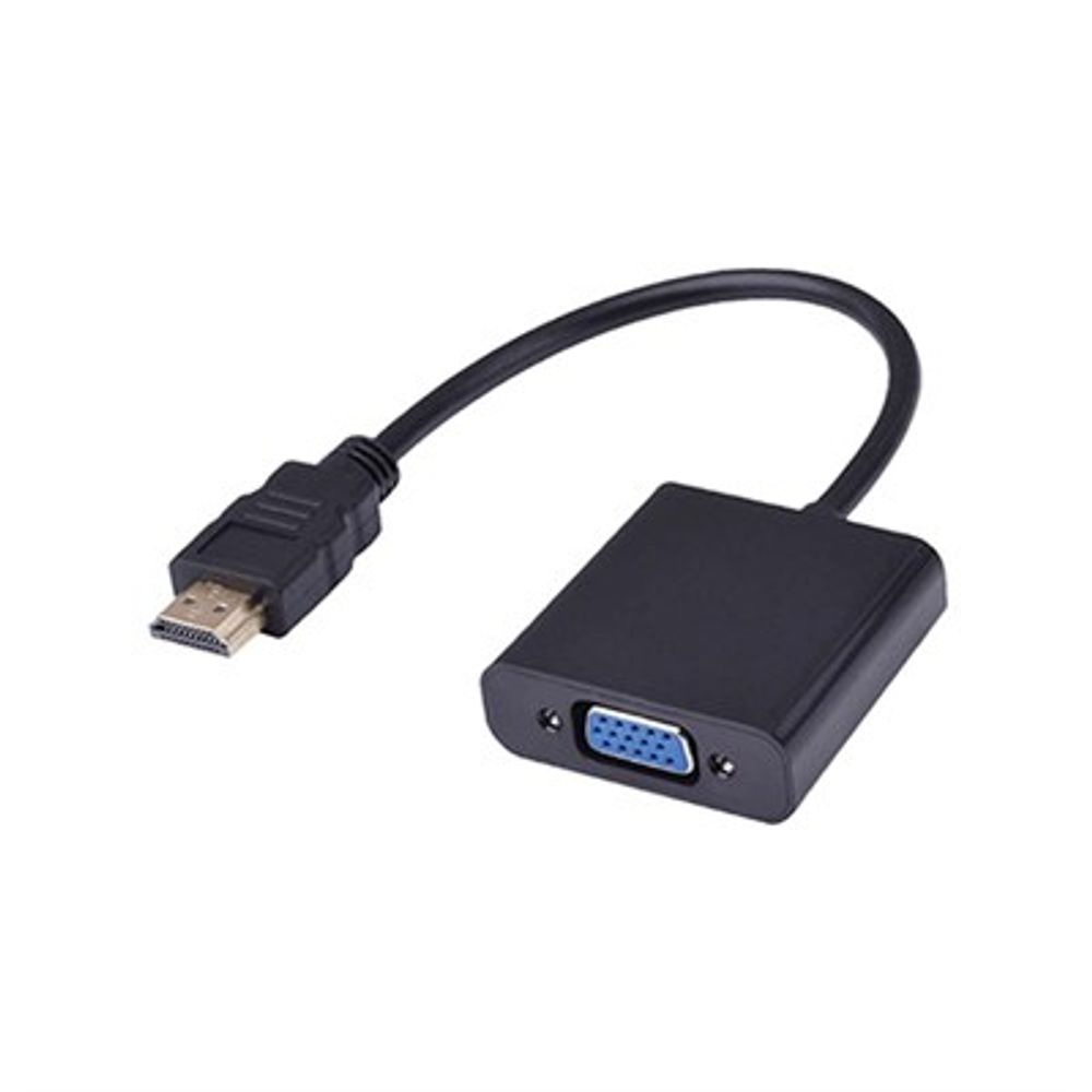 Adaptador Argom HDMI macho para VGA fêmea ARG-CB-0055 Preto Adaptador Argom HDMI macho para VGA fêmea ARG-CB-0055 Preto