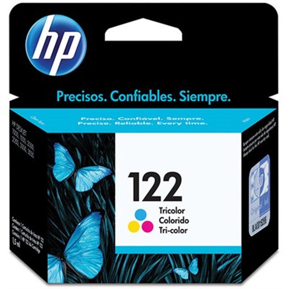 Cartucho de Tinta HP 122 Tricolor CH562HB Cartucho de Tinta HP 122 Tricolor CH562HB