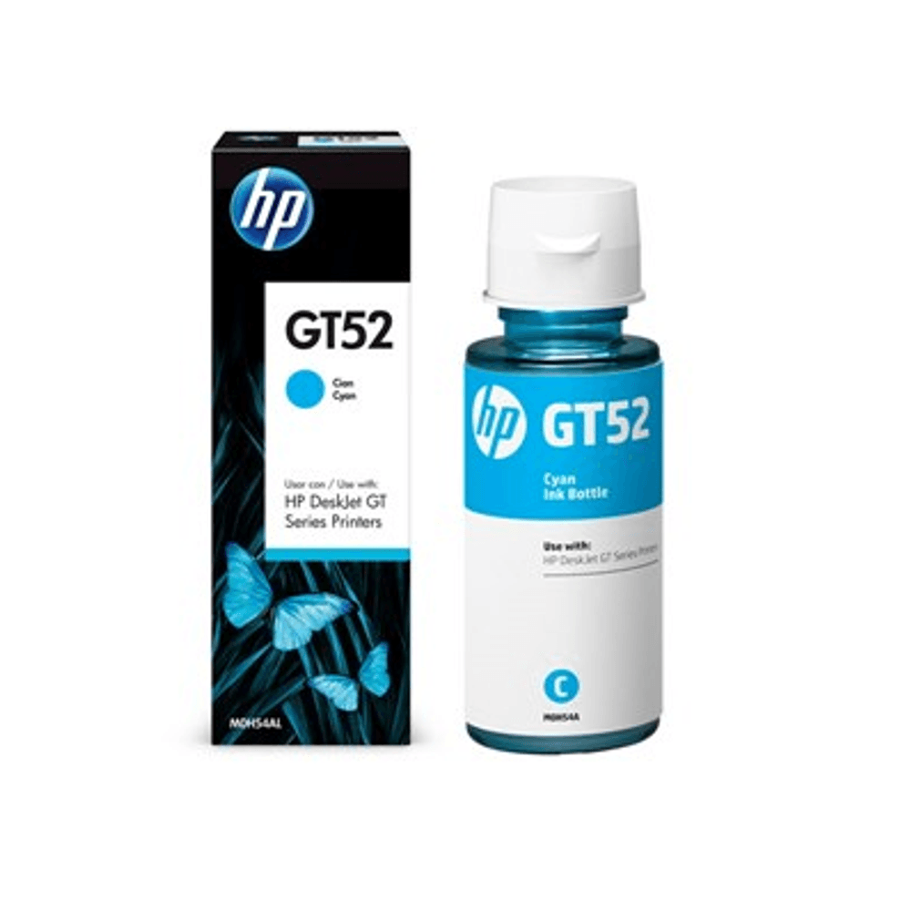 Garrafa de Tinta GT52 M0H54AL Ciano - HP Garrafa de Tinta GT52 M0H54AL Ciano - HP