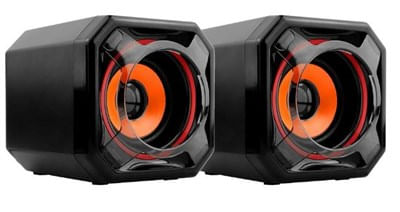 Caixa de Som Argom Estéreo Volcano Bass 5W ARG-SP-1049 Preto