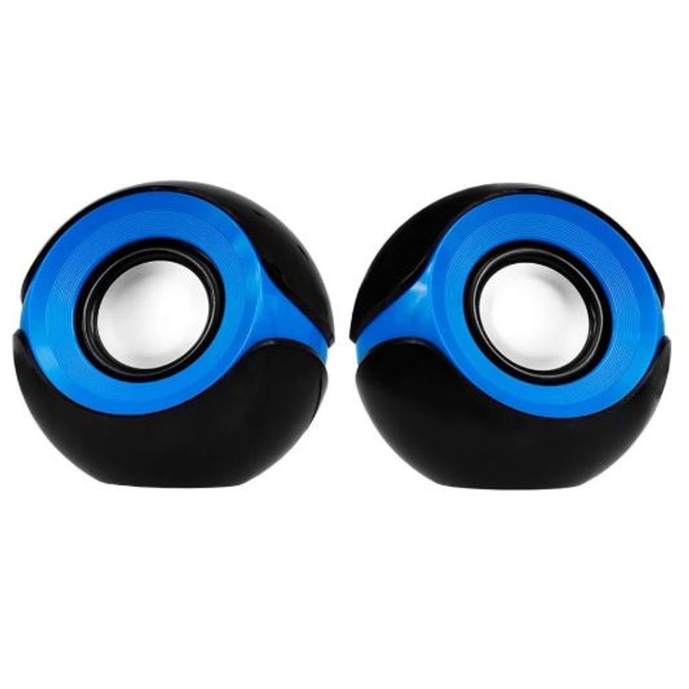 Caixa de Som Argom Estéreo Orbit 3W ARG-SP-1026 Preto e Azul Caixa de Som Argom Estéreo Orbit 3W ARG-SP-1026 Preto e Azul