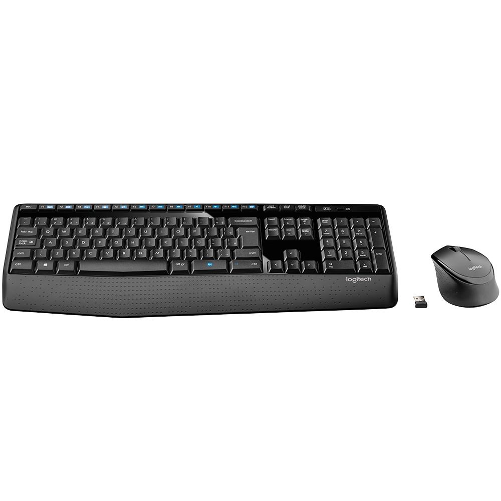 Kit Teclado e Mouse Logitech Sem Fio MK345 ABNT2 920-007821 Kit Teclado e Mouse Logitech Sem Fio MK345 ABNT2 920-007821