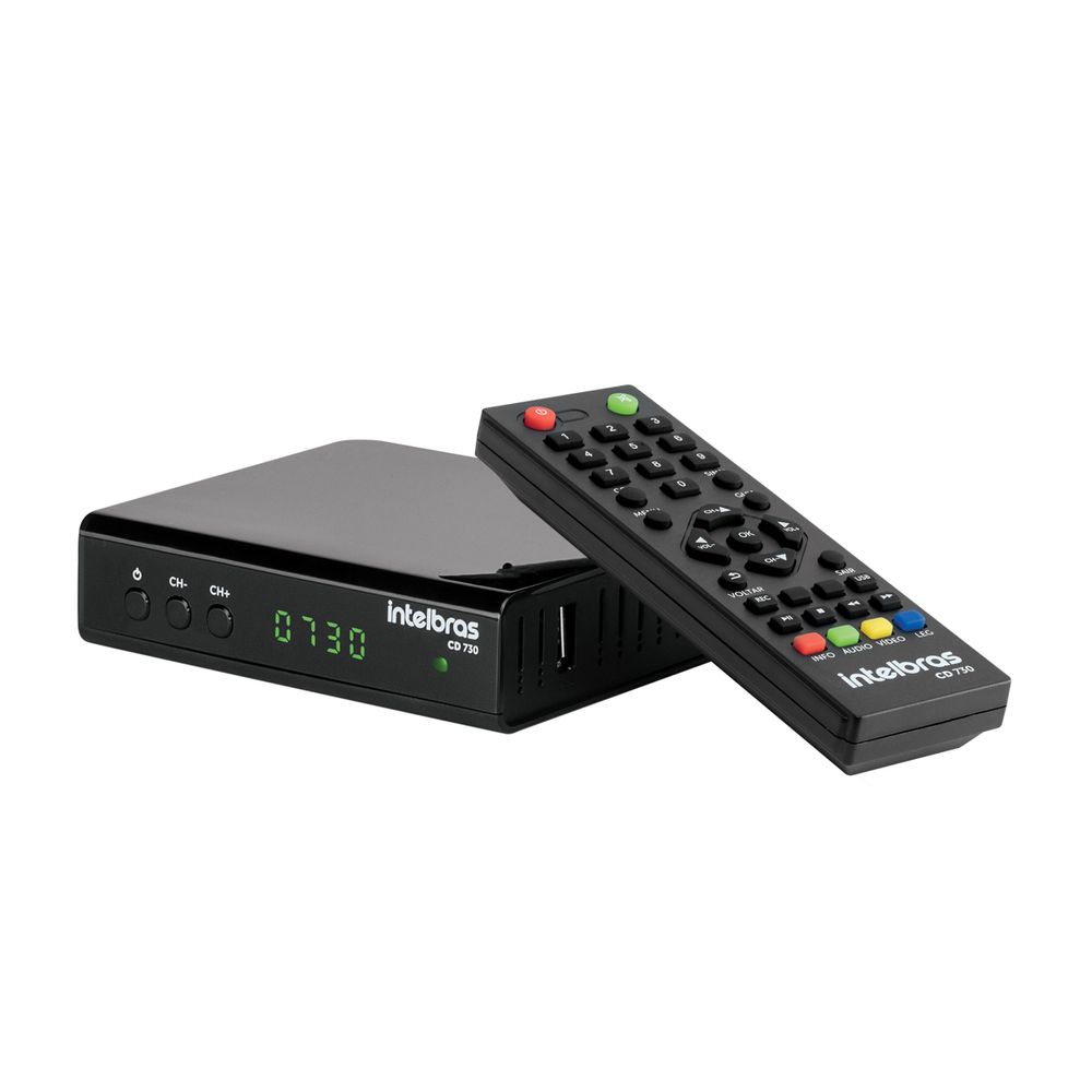 Conversor e Gravador Digital HDTV Preto CD 730 - Intelbras
