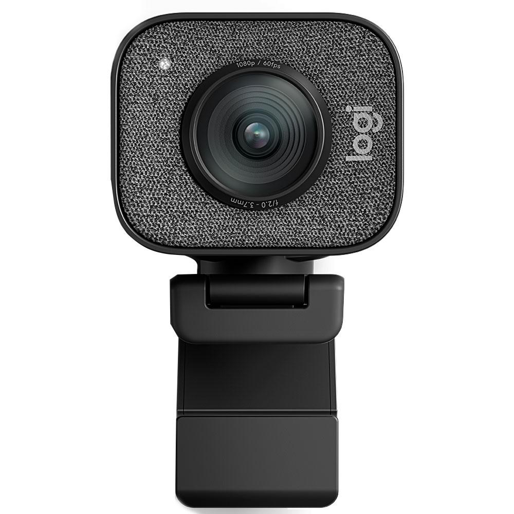 Webcam StreamCam Plus Full HD 1080p 60 FPS USB Preta 960-001280 - Logitech