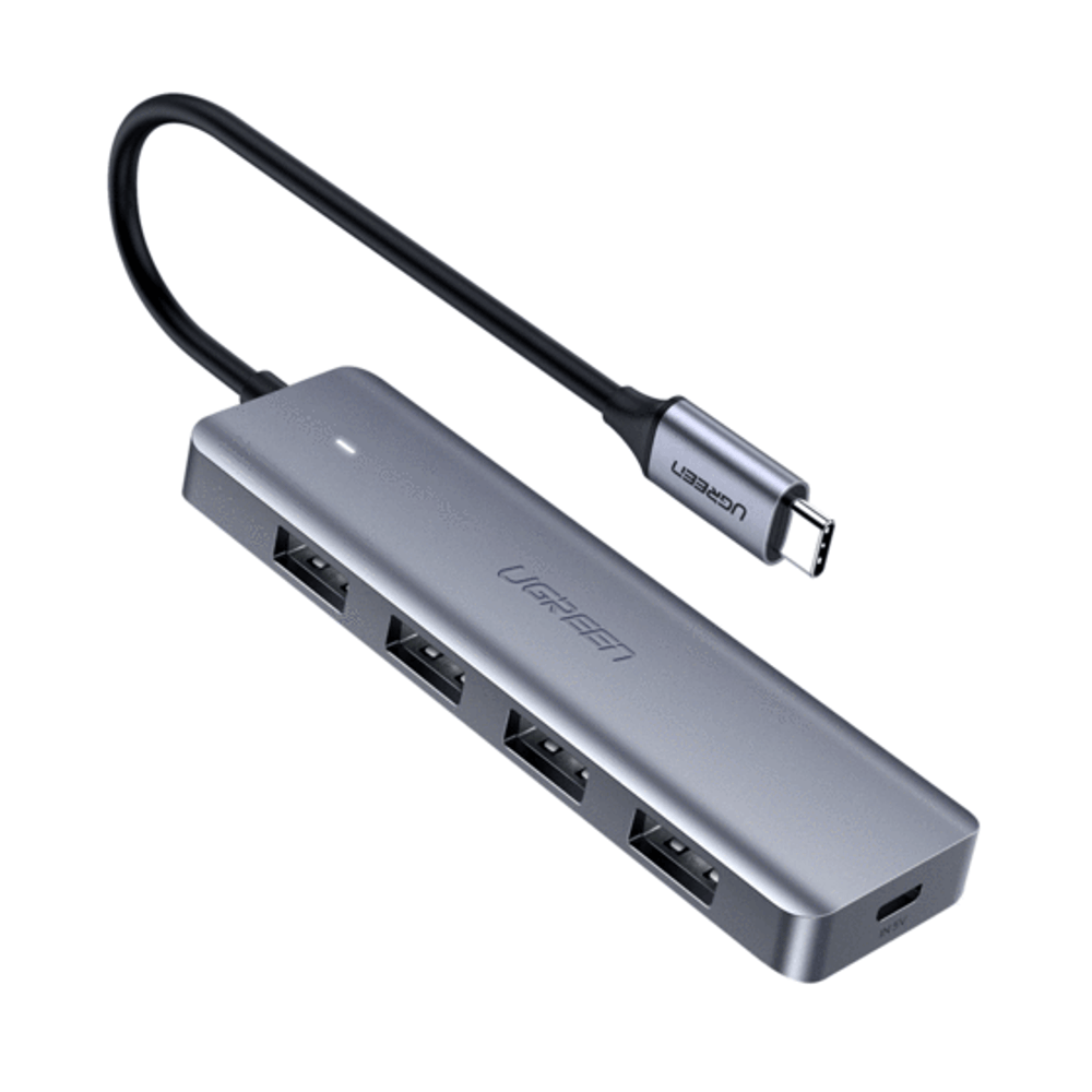 Hub USB-C 3.0 4 portas USB CM219 Cinza - Ugreen