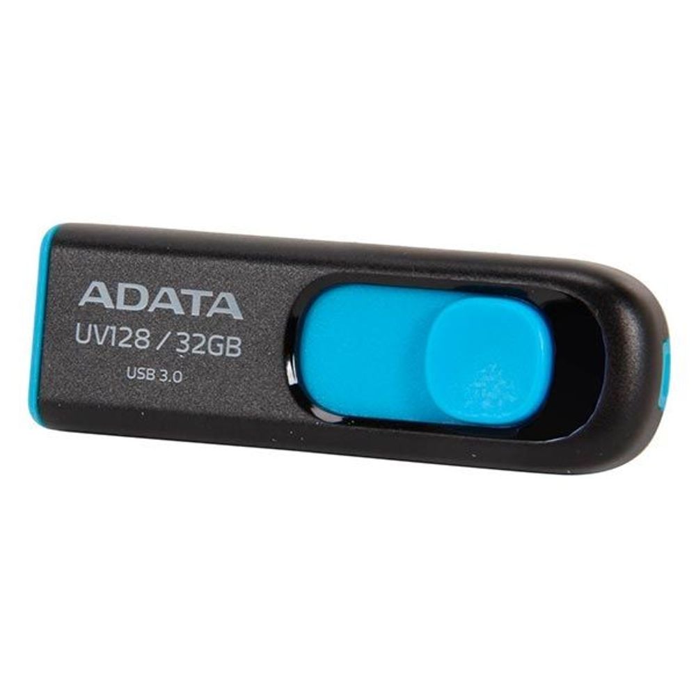 Pendrive 32GB USB 3.0 UV128 AUV128-32G-RBE Preto - Adata - Info Store