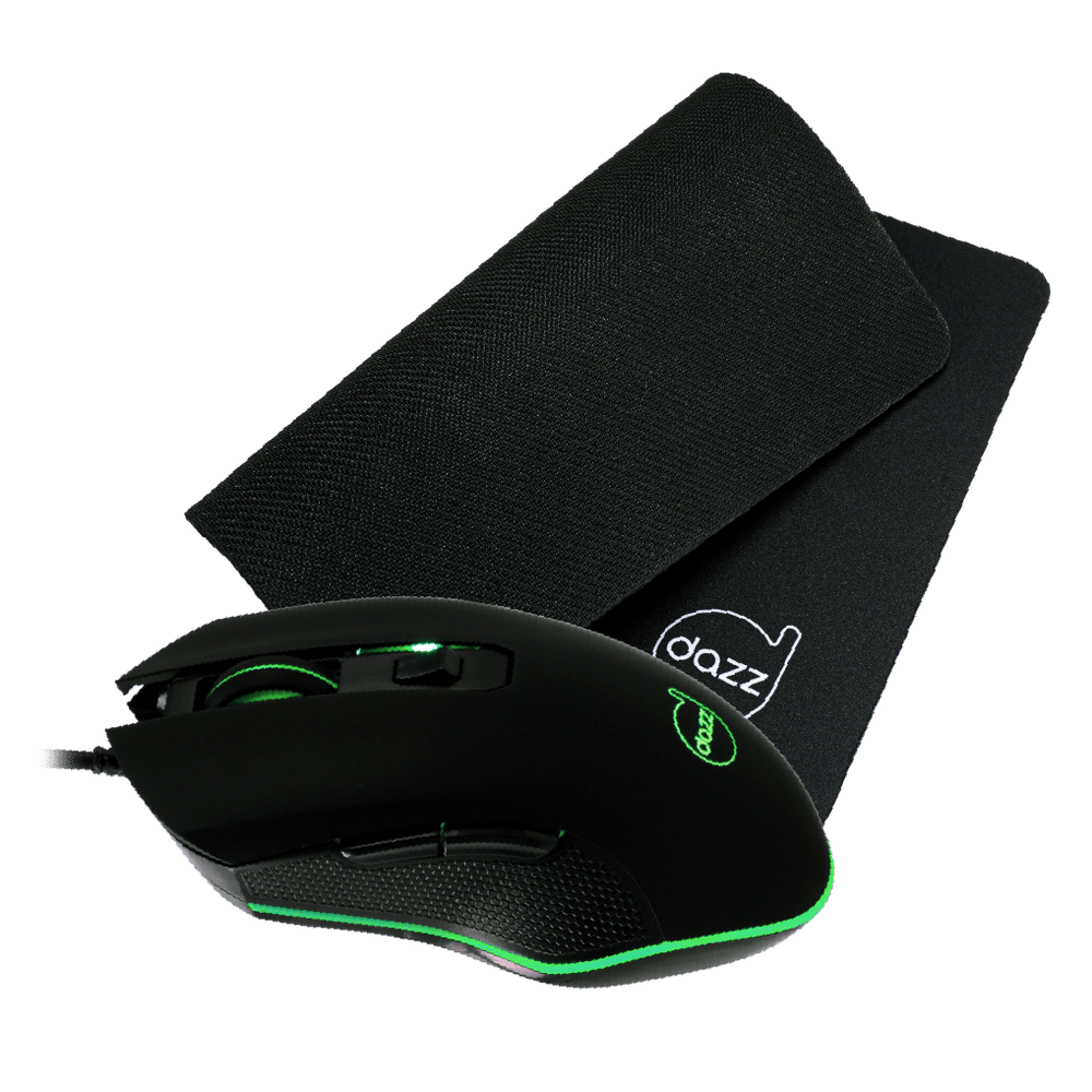 Kit Gamer Mouse + Mouse Pad Death Fire 62000033 - DAZZ