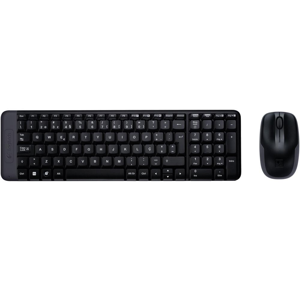 Kit Teclado e Mouse Logitech Sem Fio Desktop MK220 920-004431 Kit Teclado e Mouse Logitech Sem Fio Desktop MK220 920-004431