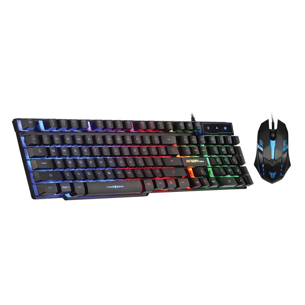 Teclado e Mouse Argom USB Gamer Combat Combo KB51 ARG-KB-2051BK Teclado e Mouse Argom USB Gamer Combat Combo KB51 ARG-KB-2051BK
