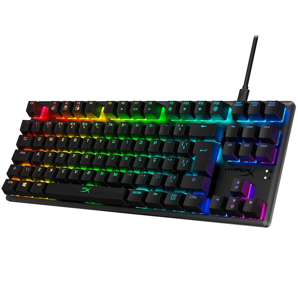 Teclado Gamer HyperX USB Mecanico Alloy Origins Core RGB HX-KB7RDX-BR-A Teclado Gamer HyperX USB Mecanico Alloy Origins Core RGB HX-KB7RDX-BR-A