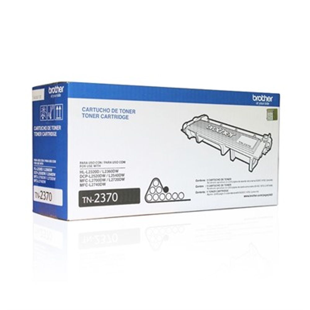 Toner Brother TN-2370 Preto Toner Brother TN-2370 Preto