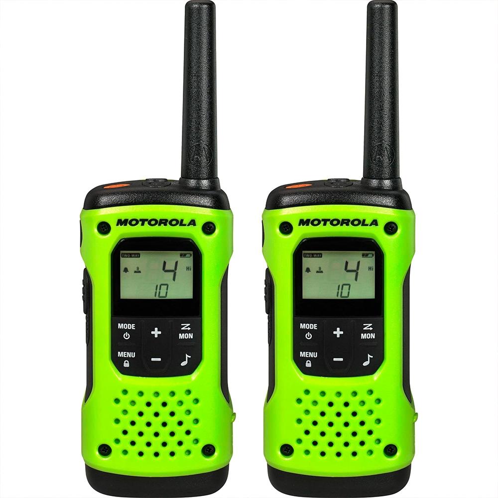 Walkie Talkie Motorola 26 Canais 35 Km T600BR Amarelo Walkie Talkie Motorola 26 Canais 35 Km T600BR Amarelo
