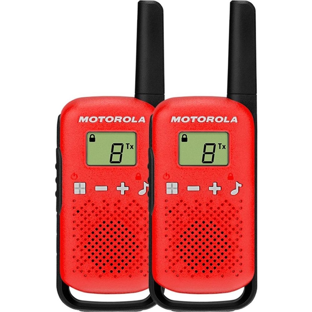 Walkie Talkie Motorola Talkabout 26 Canais 25 Km T110BR Vermelho Walkie Talkie Motorola Talkabout 26 Canais 25 Km T110BR Vermelho
