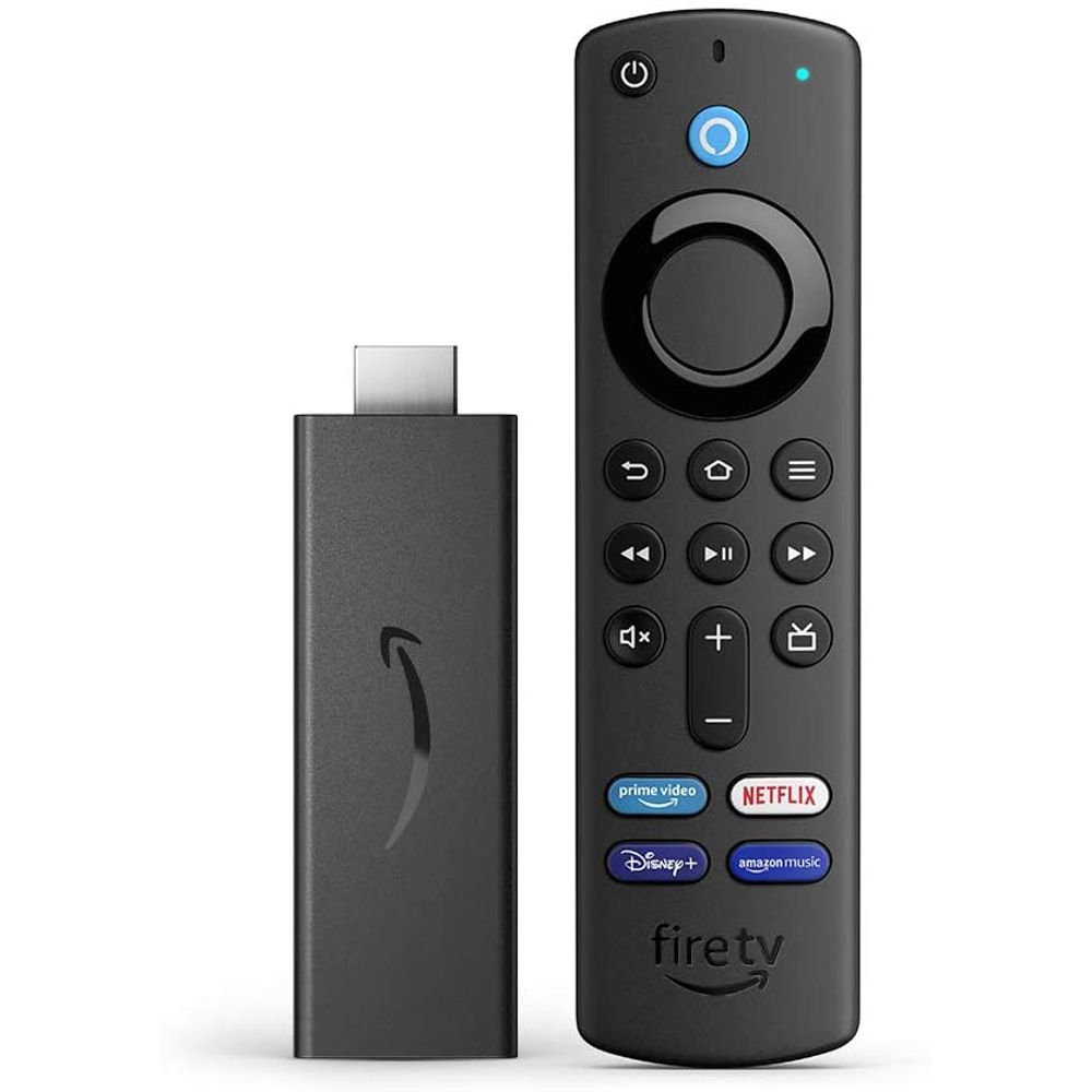 Media Player Fire TV Stick com Controle Remoto e Comando de Voz Alexa B08C1K6LB2 - Amazon
