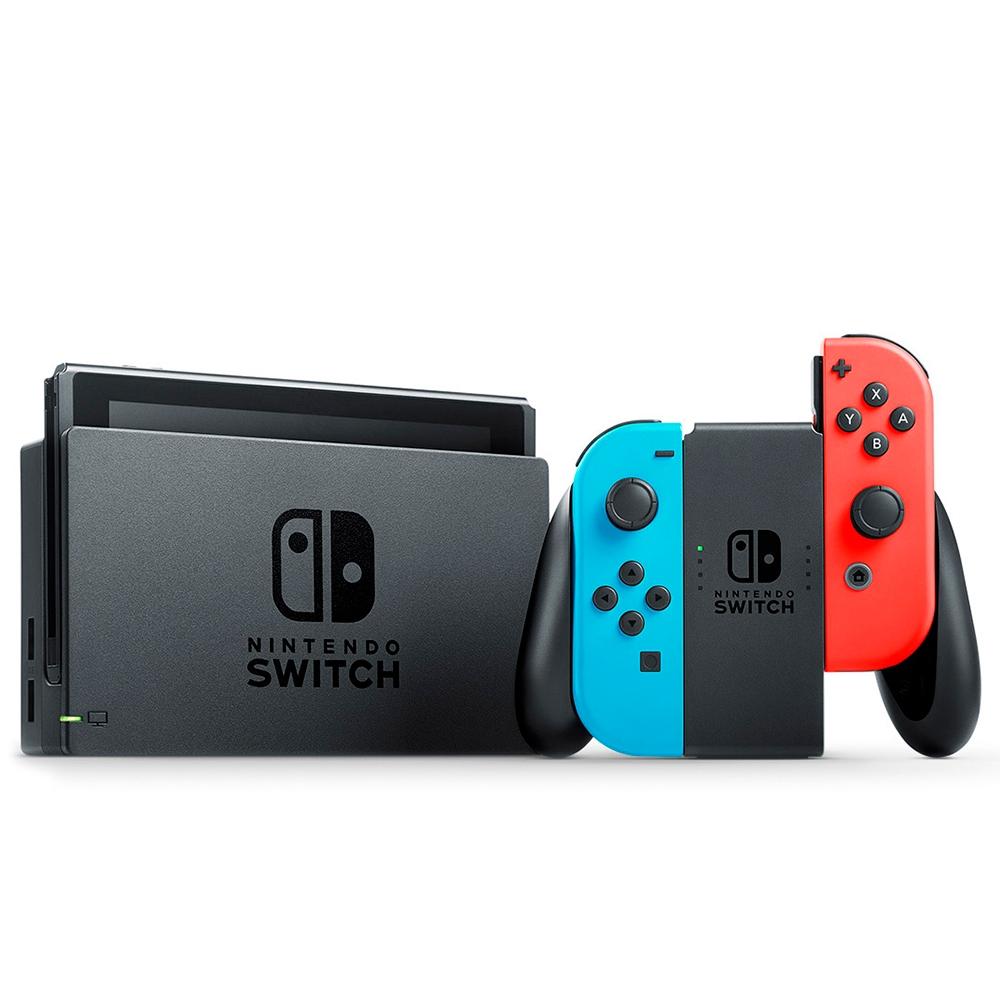 Console Nintendo Switch 32GB New com joy Con Vermelho/Azul (Nacional) - Nintendo