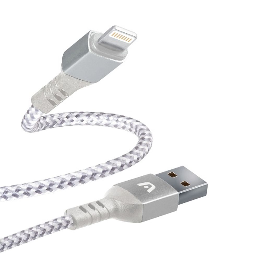 Cabo Argom USB para Lightning 1.8M Dura Form Nylon Branco ARG-CB-0023WT Cabo Argom USB para Lightning 1.8M Dura Form Nylon Branco ARG-CB-0023WT