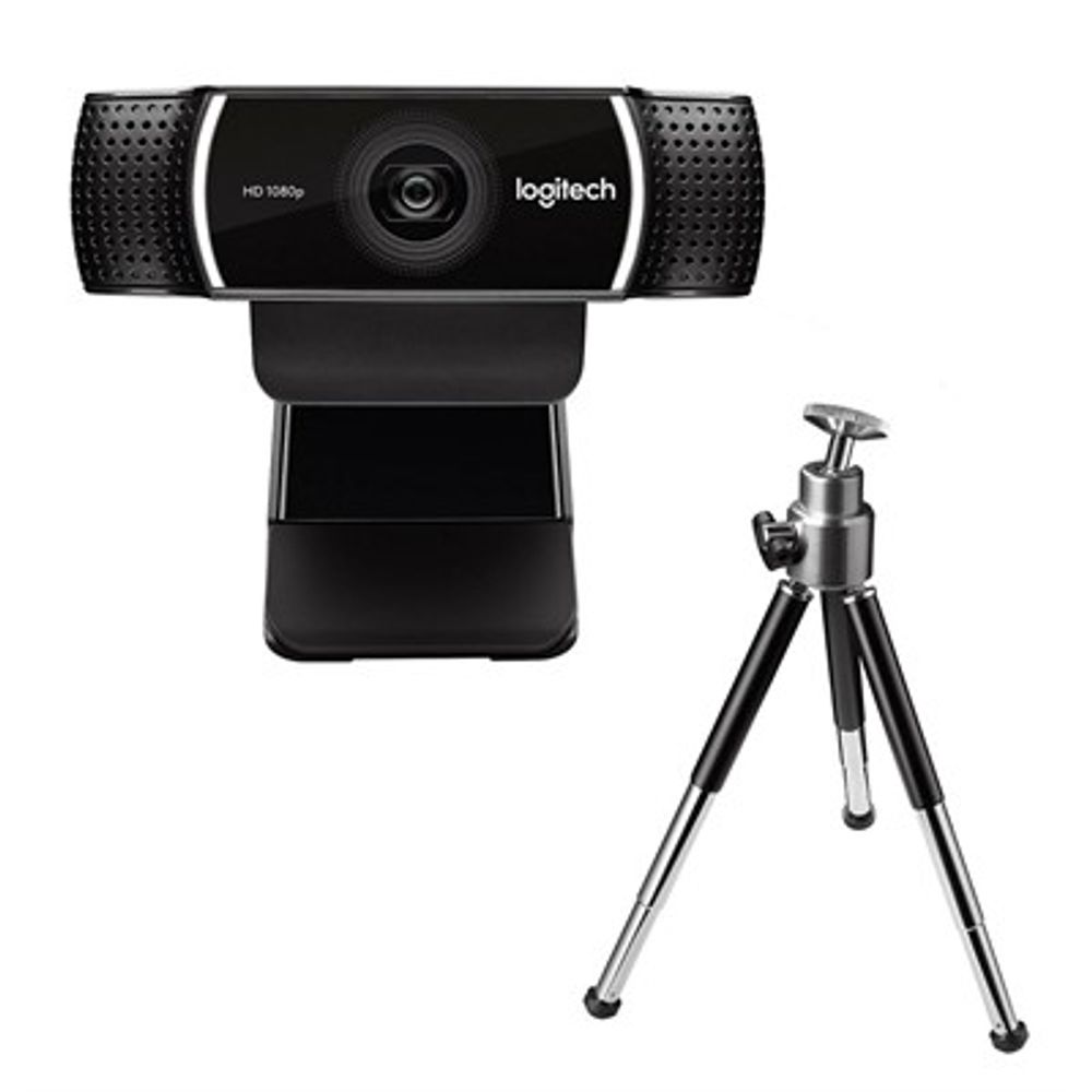 Webcam C922 Pro Stream Full HD 1080p USB Preta 960-001087 - Logitech Webcam C922 Pro Stream Full HD 1080p USB Preta 960-001087 - Logitech