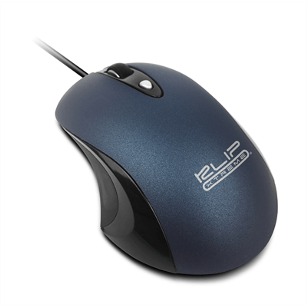 Mouse USB KMO-250BL ClickQuiet Azul KMO-250BL - Klipx