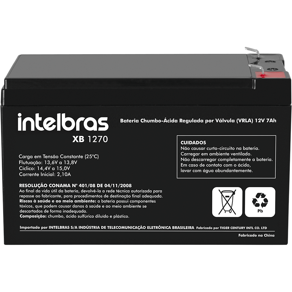 Bateria para Nobreak VRLA XB 1270 48210000 - Intelbras