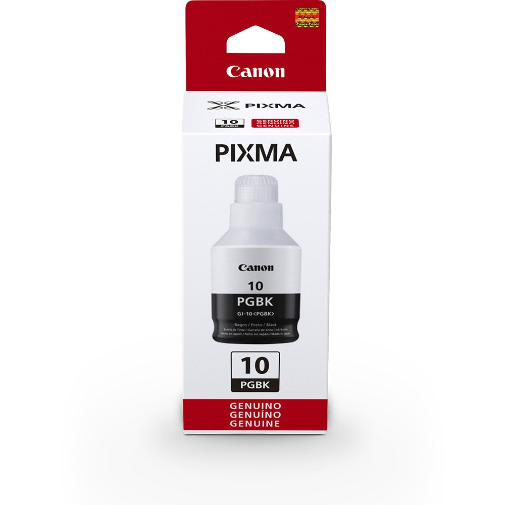 Garrafa de Tinta Canon GI-10BK Preto 3382C001AA Garrafa de Tinta Canon GI-10BK Preto 3382C001AA