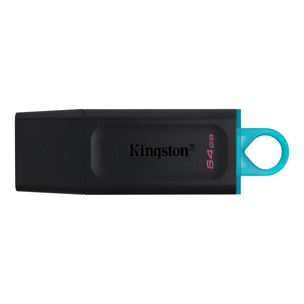 Pen Drive Exodia 64GB USB 3.2 DTX/64GB Preto e Azul - Kingston