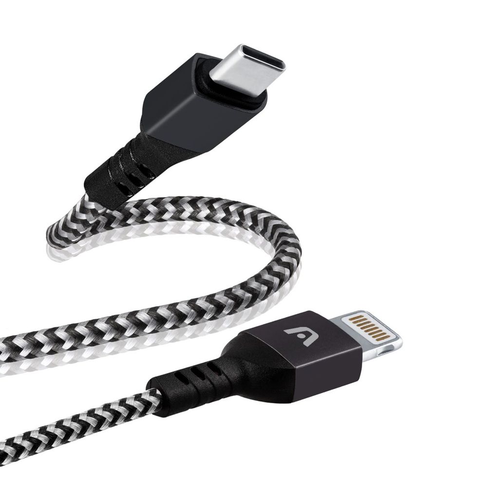 Cabo USB-C para Lightning 1.8M Fast Charge Nylon ARG-CB-0024BK Preto - Argom