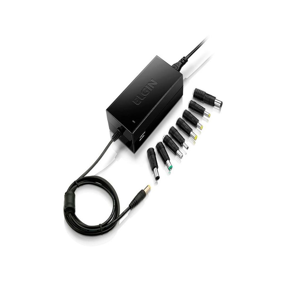 Fonte Universal para Notebook 90W 110/220V USB + 9 Conectores - Elgin