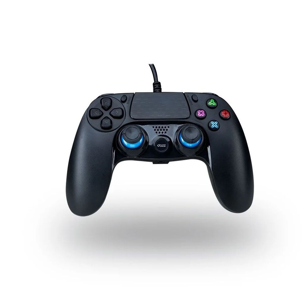 Controle DAZZ para PS4/PC Quartum Preto 62000136 Controle DAZZ para PS4/PC Quartum Preto 62000136