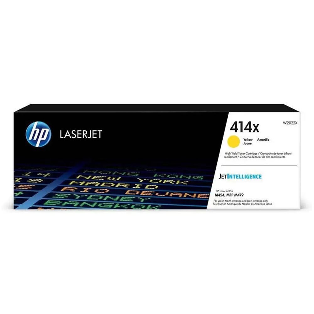 Toner HP 414X 6000 Pag Amarelo W2022XC Toner HP 414X 6000 Pag Amarelo W2022XC