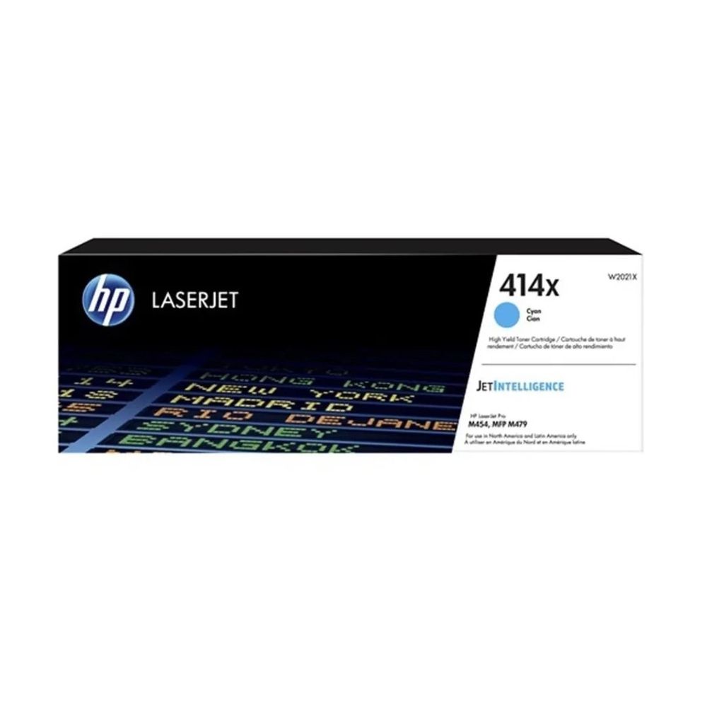 Toner HP 414X 6000 Pag Ciano W2021XC Toner HP 414X 6000 Pag Ciano W2021XC