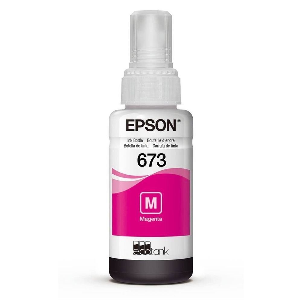 Garrafa de Tinta Epson T673 T673320-AL Magenta Garrafa de Tinta Epson T673 T673320-AL Magenta