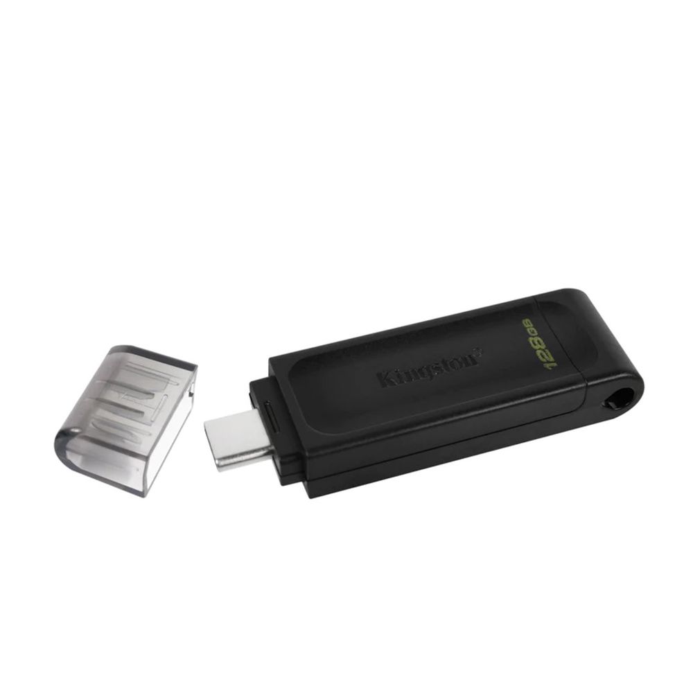 Pen Drive Kingston 128GB USB 3.2 DT70 Preto DT70/128GB Pen Drive Kingston 128GB USB 3.2 DT70 Preto DT70/128GB