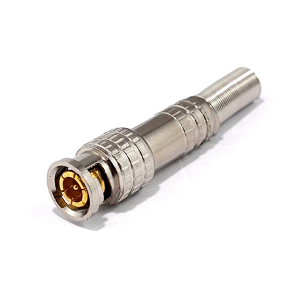 Conector BNC Mola Parafuso Prime 6MM FCBNCPPN - Fontecftv