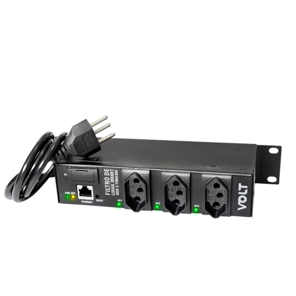 Filtro de Linha Smart Web 3 Portas - Volt Filtro de Linha Smart Web 3 Portas - Volt