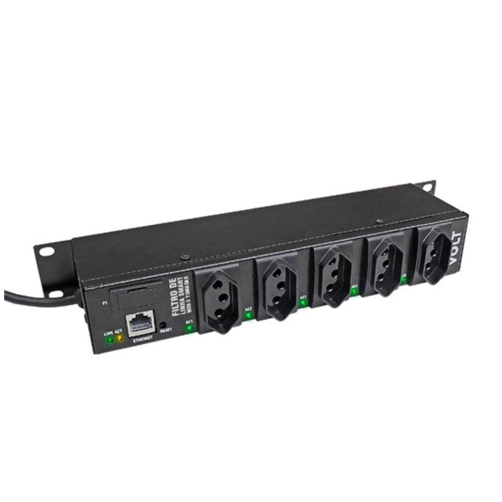Filtro de Linha Smart Web 5 Portas - Volt