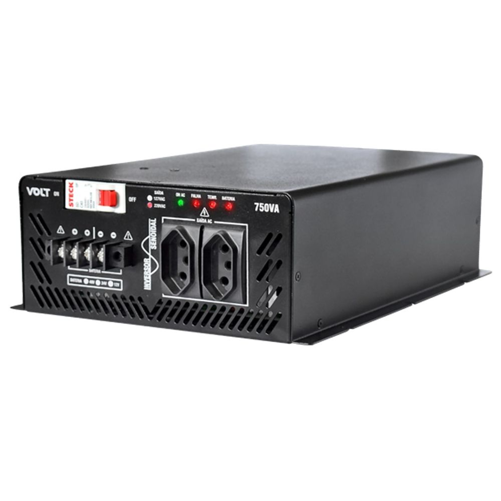 Inversor Senoidal 127AC 750VA - Volt Inversor Senoidal 127AC 750VA - Volt