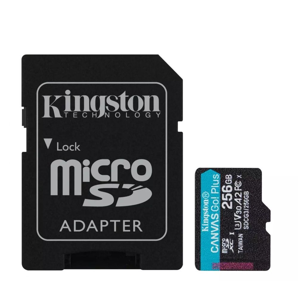 Cartao de Memoria Micro SD XC 4K 256GB SDCG3/256GB - Kingston