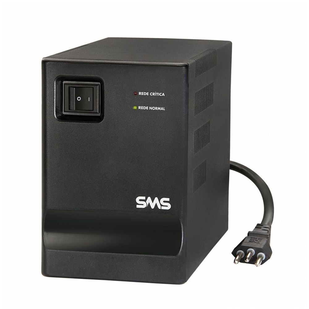 Estabilizador SMS 2KVA Progressive III Laser 5 Tomadas Monovolt 115V UAP2000S