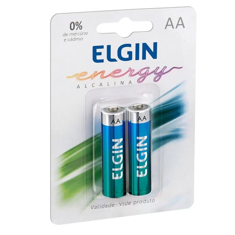 Pilha Elgin Alcalina AA 1,5V 02 und Pilha Elgin Alcalina AA 1,5V 02 und