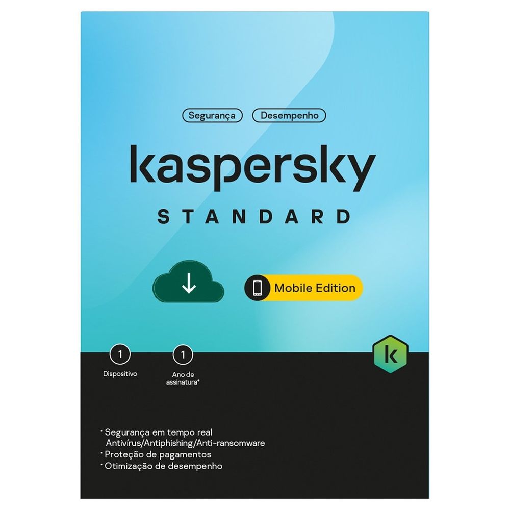 Kaspersky Standard Mobile 1 Dispositivo 1 Ano 2943891 - Kaspersky