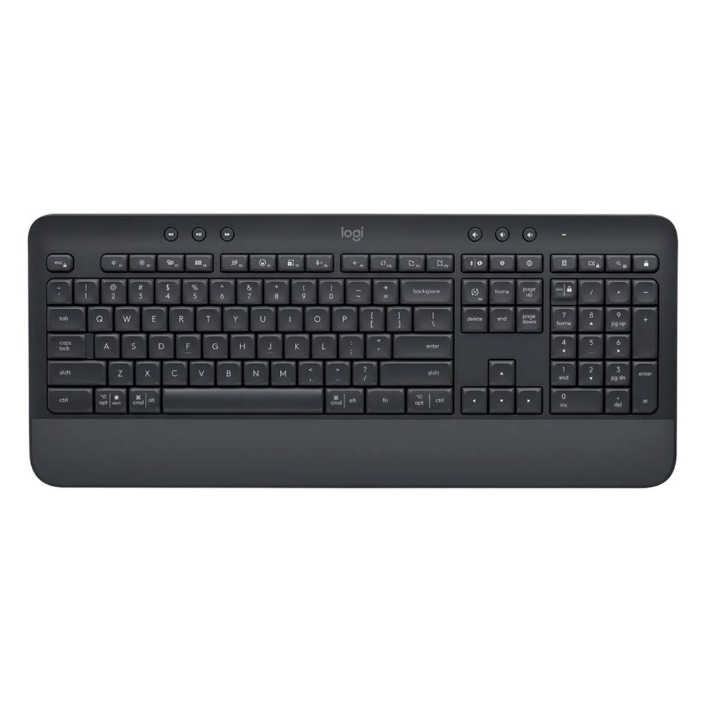 Teclado Logitech Sem Fio Bluetooth US Signature K650 Grafite Teclado Logitech Sem Fio Bluetooth US Signature K650 Grafite