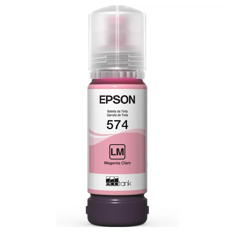 Garrafa de Tinta Epson T574 T574620 Magenta Claro Garrafa de Tinta Epson T574 T574620 Magenta Claro