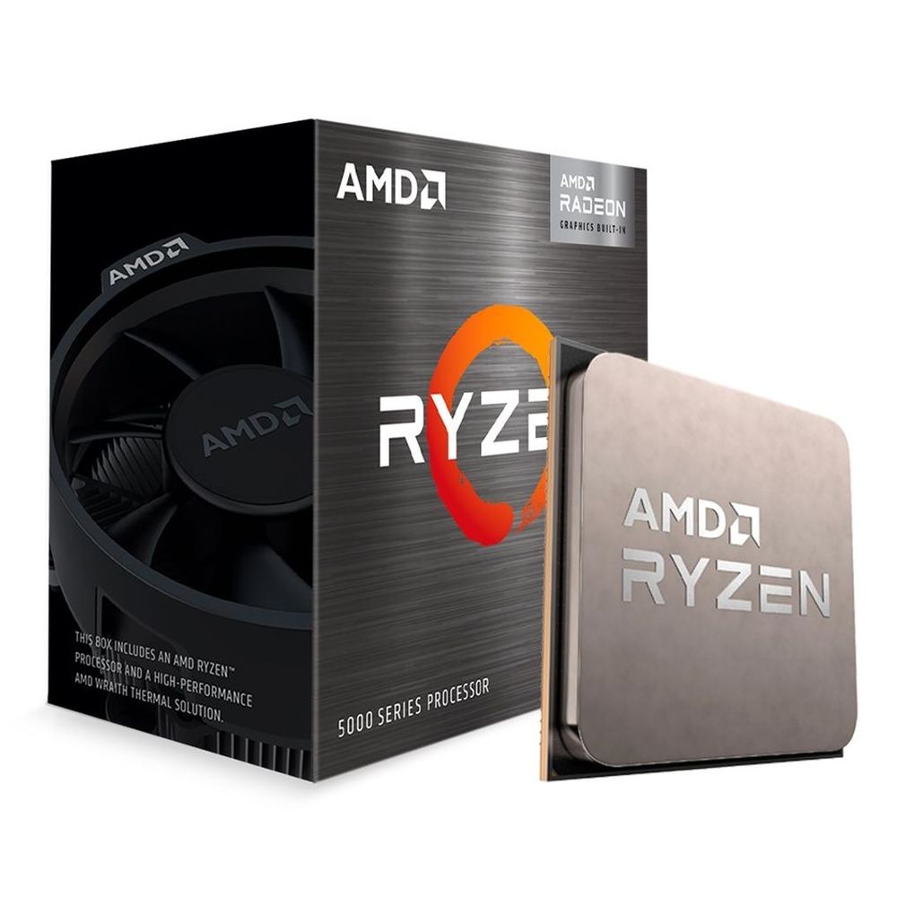 Processador AM4 Ryzen 5 5600G 3.9Ghz 6 core Cache 19Mb 100-100000252BOX - AMD
