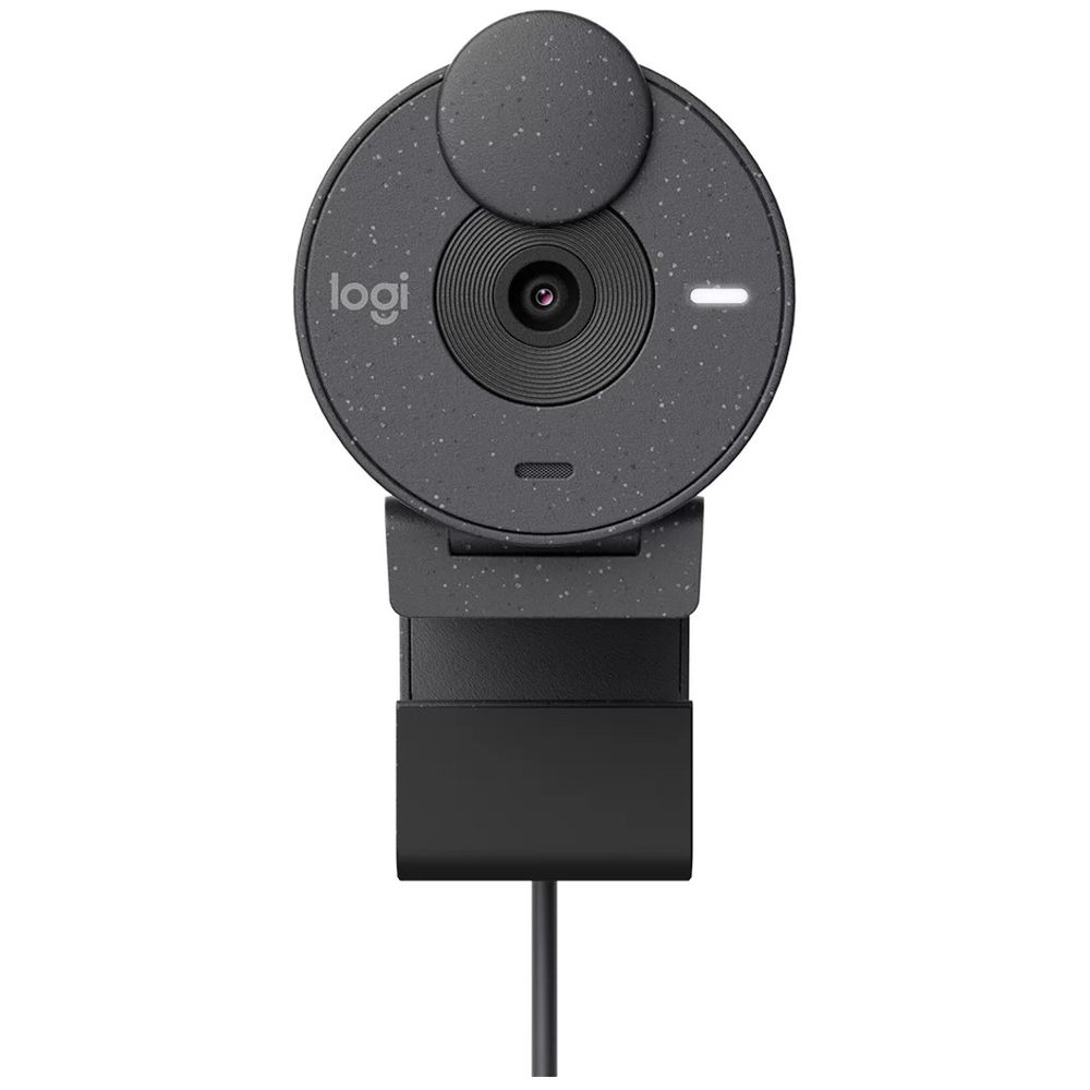 Webcam Brio 300 Full HD 1080P 960-001413 Grafite - Logitech Webcam Brio 300 Full HD 1080P 960-001413 Grafite - Logitech