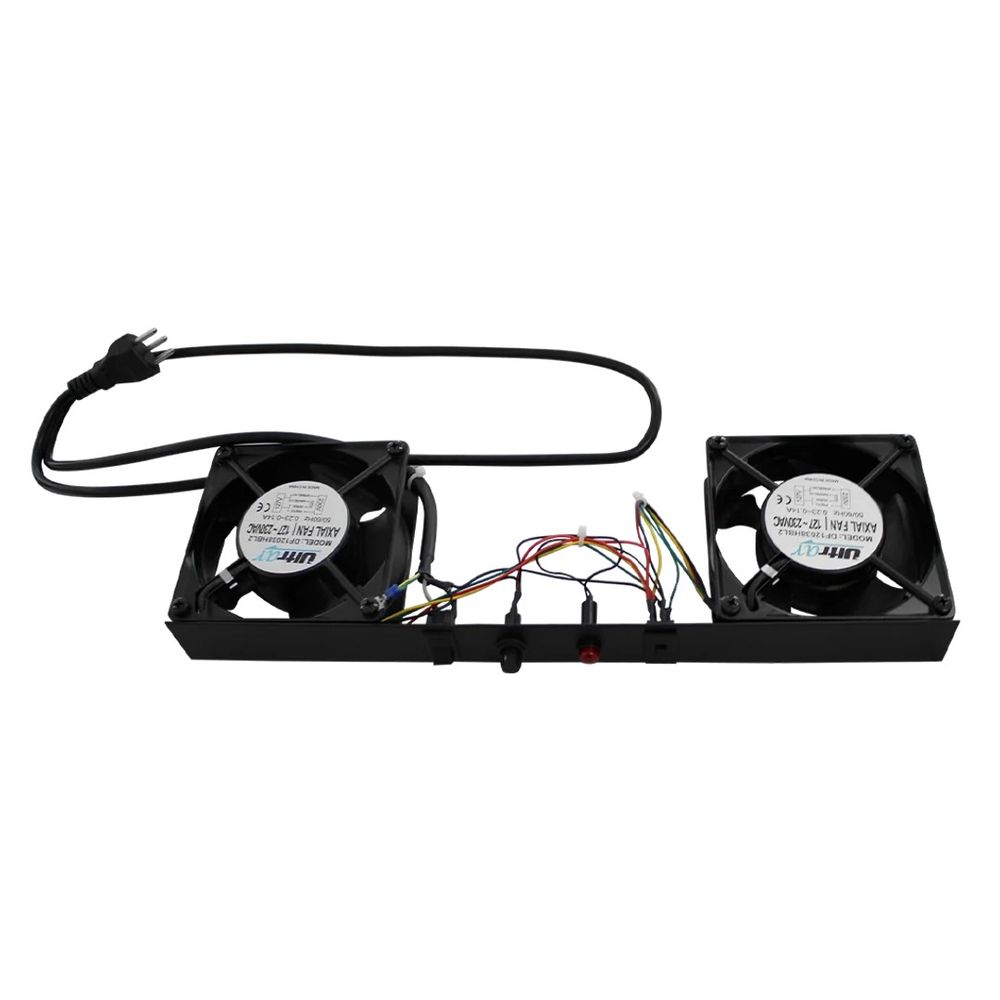 Sistema de Ventilacao Duplo para Rack de Piso e Parede - Fibracem
