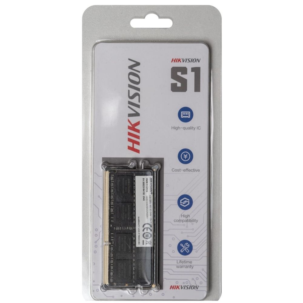 Memoria Ram para Notebook 8GB DDR3 1600Mhz S1 HKED3082BAA2A0ZA1 - Hikvision