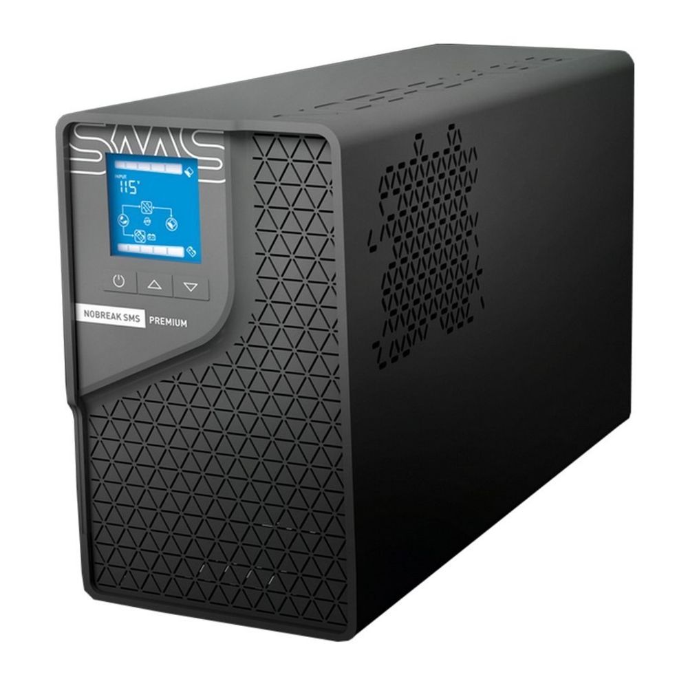 Nobreak SMS 1.8KVa Premium Ent:BIV / Sai:BIV Wi-Fi Display LCD e Conexão para Bateria Externa 29502 Nobreak SMS 1.8KVa Premium Ent:BIV / Sai:BIV Wi-Fi Display LCD e Conexão para Bateria Externa 29502