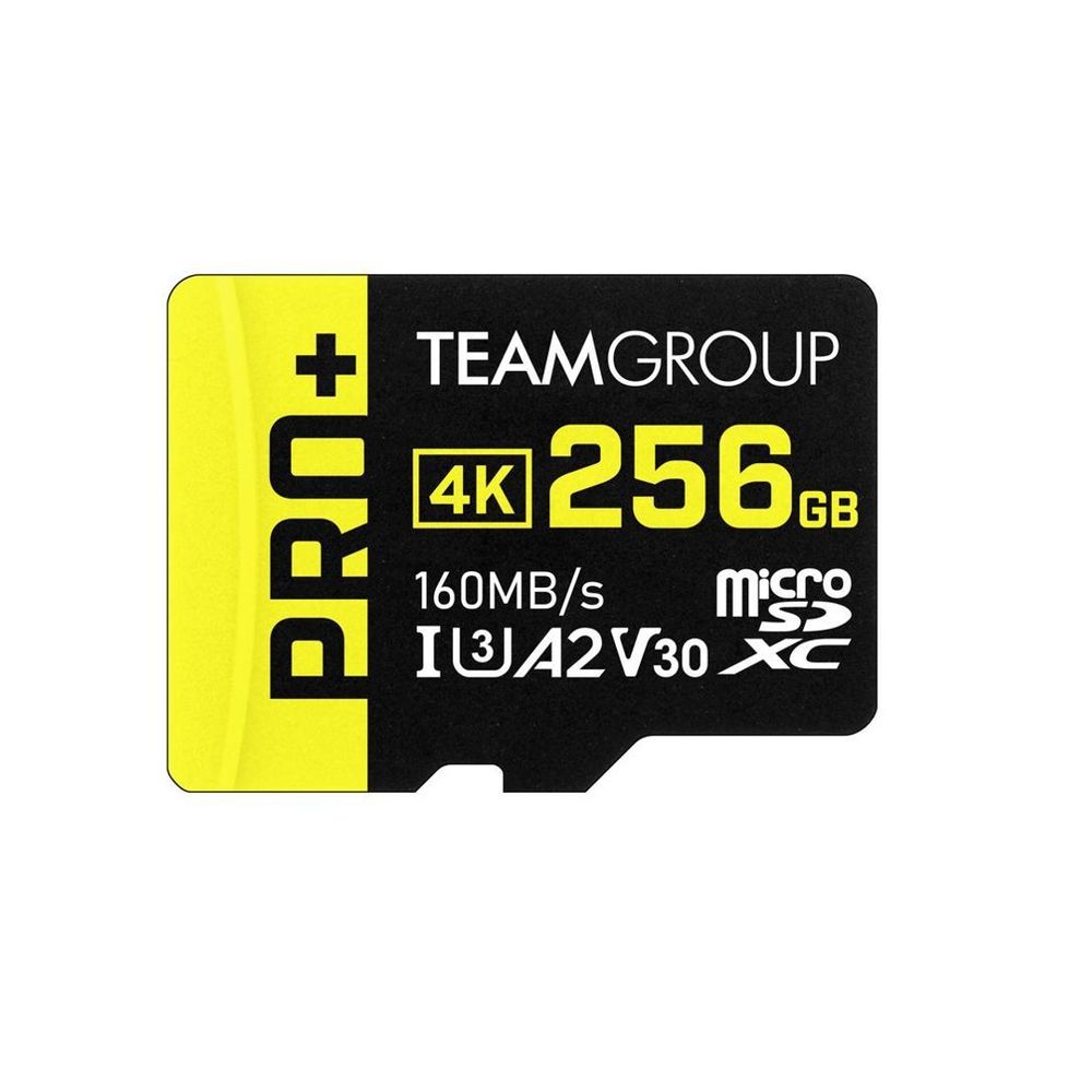 Cartao de Memoria Micro SDXC Gaming 256GB Pro+ - Team Group