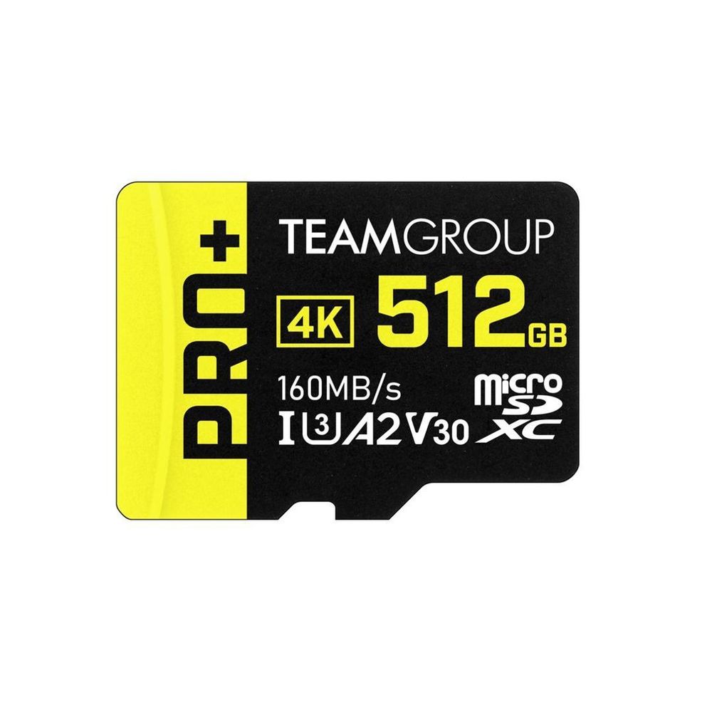Cartao de Memoria Micro SDXC Gaming 512GB Pro+ - Team Group
