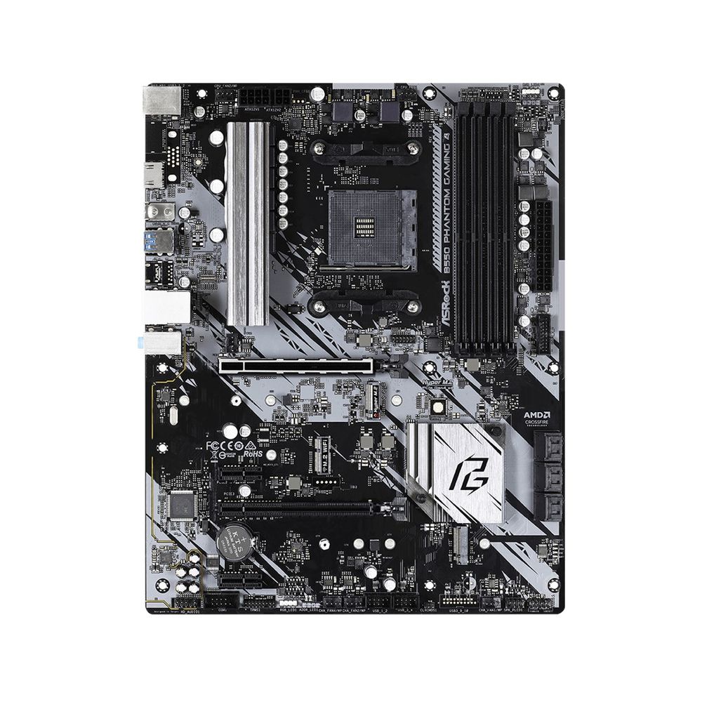 Placa Mae ATX AMD AM4 B550 Phantom Gaming 4 - ASRock - Info Store - Prod